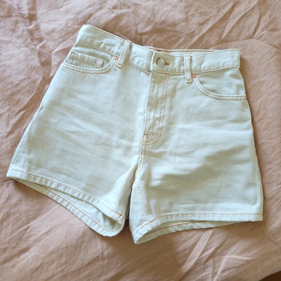 Mango high rise denim shorts - sand - Picture 2 of 7